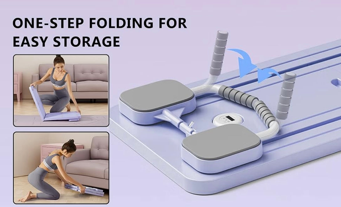 Multi-Functional Deluxe Portable Pilaties Reformer Board