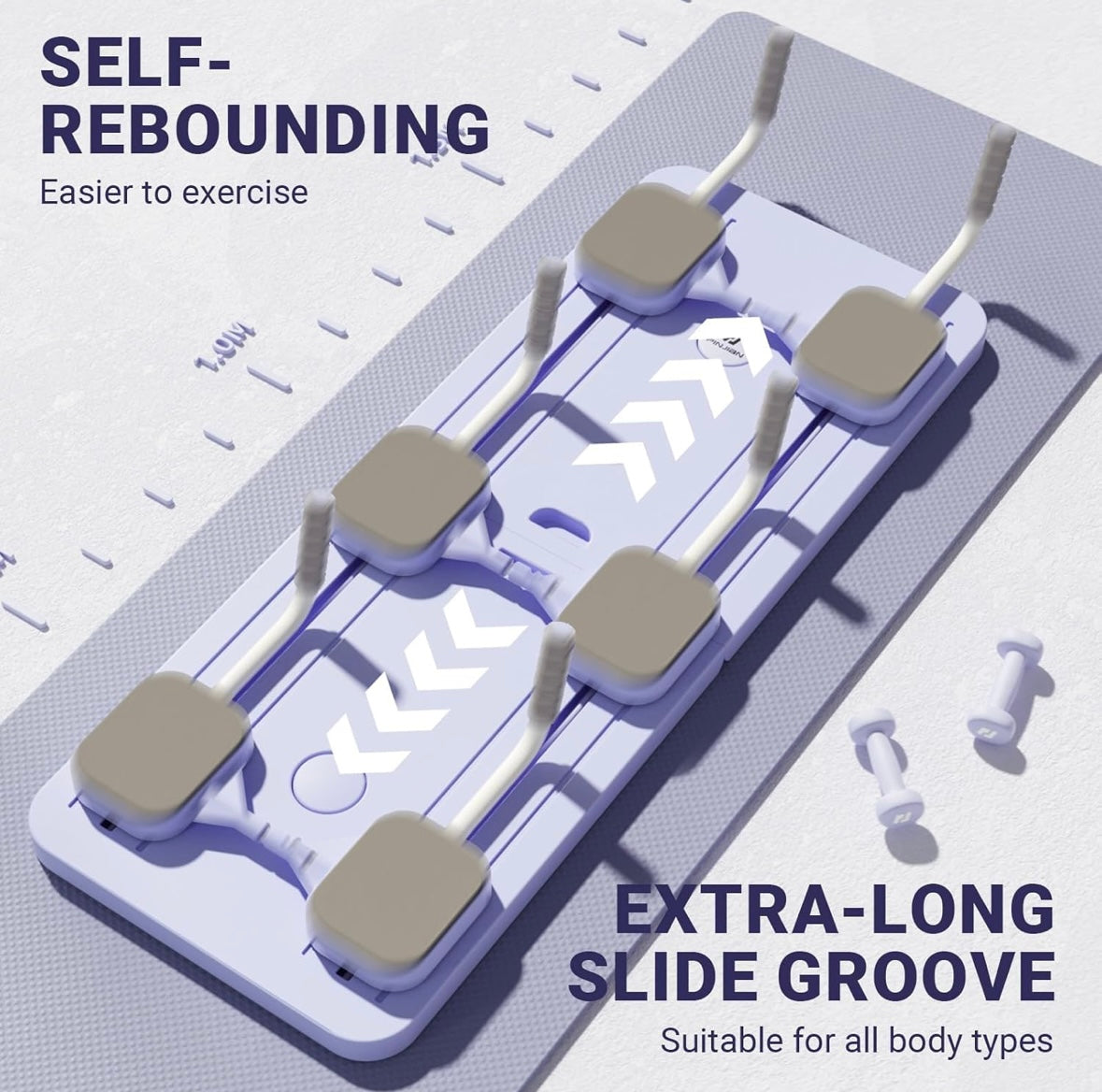 Multi-Functional Deluxe Portable Pilaties Reformer Board