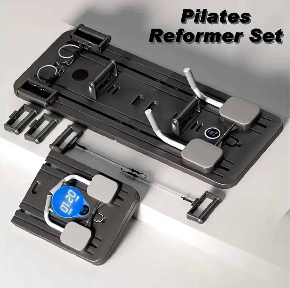 Multi-Functional Deluxe Portable Pilaties Reformer Board