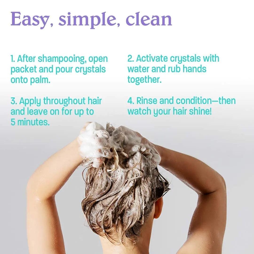 Malibu C Hard Water Wellness Hair Remedy - Removes Hard Water Deposits & Impurities from Hair - Contains Vitamin C Complex for Hair Shine + Vibrancy 3 Count (Pack of 1)