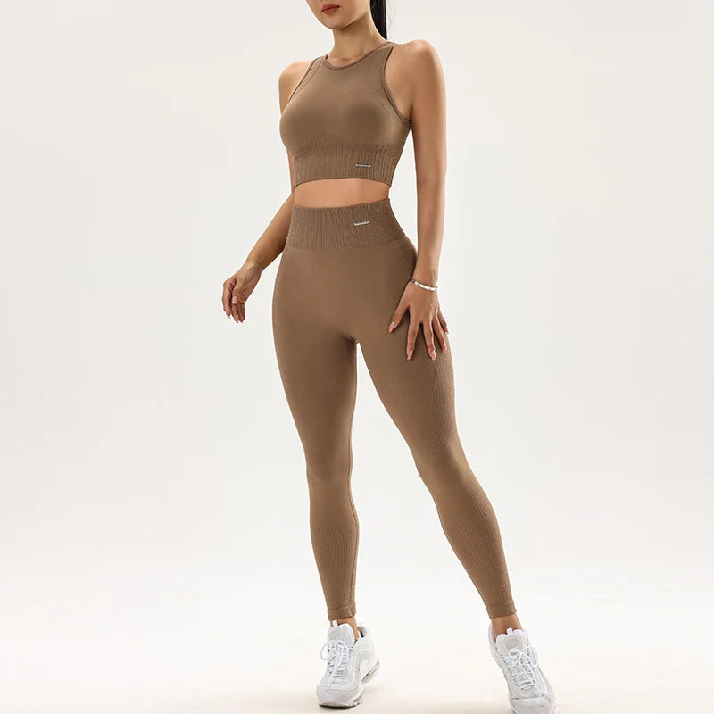High Waisted Leggings and Top