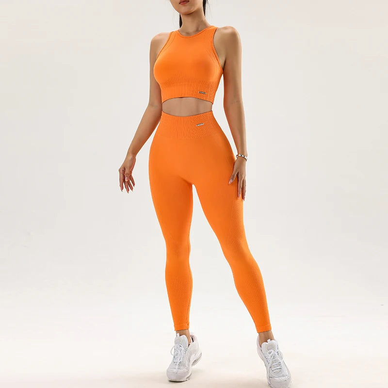High Waisted Leggings and Top